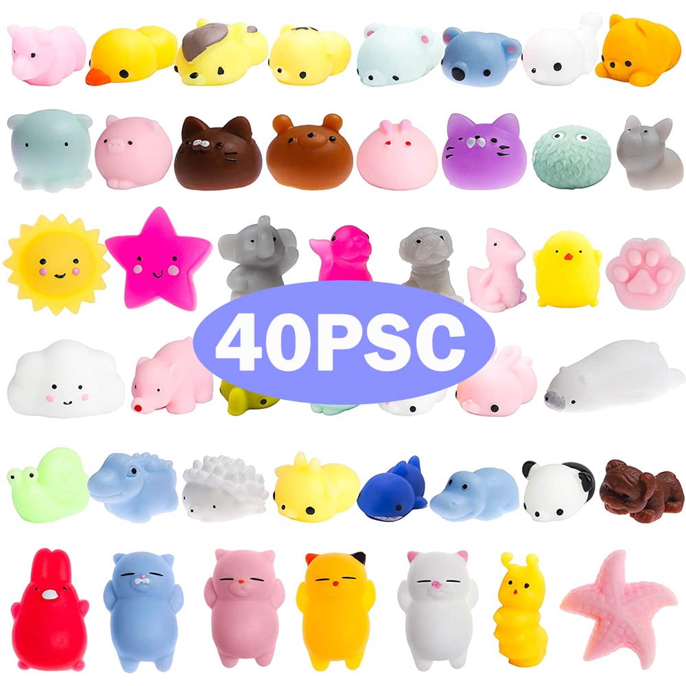 Details about   Squishy Cat Soft Silicone Kawaii Kitties Stocking Stuffer Stress Relief 2 Piece
