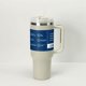 thumbnail image 1 of Vaso INNOTECHSC de 40 oz con Asa y Tapa con Pajita | Vaso Aislado, Botella de Agua Reutilizable de Acero Inoxidable, Taza de Viaje, Portavasos, Apto para el Hogar, la Oficina O el Automóvil, 1 of 5