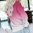 thumbnail image 3 of Womens Crewneck Oversized Sweatshirts Long Sleeve Gradient Printed Tops Fall Fashion 2025 Pullover Sweaters Winter Clothes, 3 of 6
