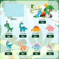 thumbnail image 2 of Decoración para pastel de cumpleaños de dinosaurios KINGZONE, 33 piezas, 2 of 7