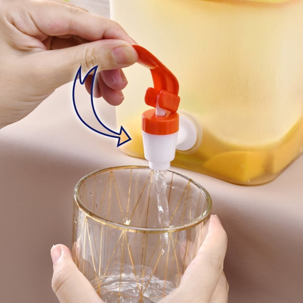 Dispensador de agua fría con grifo Infusor de agua helada a prueba de fugas Hervidor de PP (B) JShteea Libre de BPA