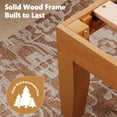 thumbnail image 6 of EDX 14 inch Full Bed Frame, No Box Spring Needed, Wooden Platform Bed Frame Mattress Foundation with Support Slats, Natural Pine, 6 of 10