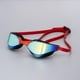 thumbnail image 1 of Gafas de natación para adultos, antivaho, antifugas, modernas, de visión amplia, para buceo en interiores, deportes acuáticos al aire libre rojo, 1 of 8