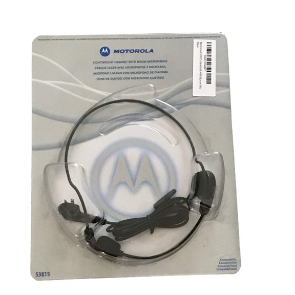 Audífonos Motorola 53815 con Micrófono Boom Ultra Livianos