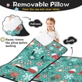 thumbnail image 3 of Green Christmas Baking Pattern Toddler Nap Mats for Kids Preschool,60"x20" Sleeping Mat Bag or Kids,Toddler Sleeping Bag,Toddler Nap Mat or Daycare, 3 of 6