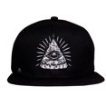 thumbnail image 1 of Gorra Plana Negra Unitalla Pizzuminati, 1 of 4