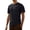 Black, variant on Men’s Short Sleeve Performance Shirt Collared Work Athletic Casual Wicking Tops