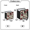 thumbnail image 5 of Qxltty Red Rose Car Dumpster Collapsible Rear Seat Suspension Trash for Front Seat Center Console in Vehicle, 5 of 8