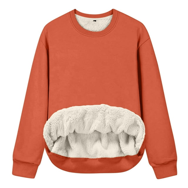 RKSTN hoodies pour Femmes Sweat à Capuche d'Hiver Chaud en Peluche avec Poche Manches Longues Mode Automne