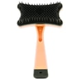 thumbnail image 1 of Cepillo autolimpiante para mascotas con partículas de masaje que eliminan el pelo suelto. Peine de aseo para perros y gatos, color naranja., 1 of 1
