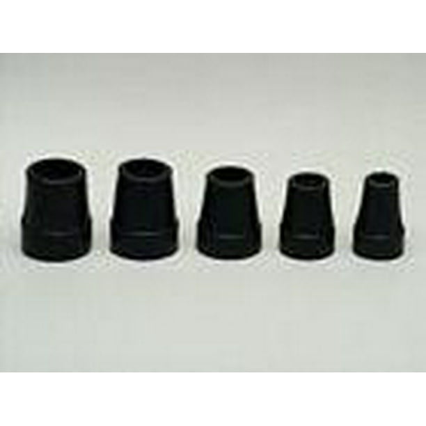 Standard Cane Tips in 1/2 inch Black