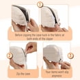 thumbnail image 4 of Mr. Pen- Large Capacity Pillow Pencil Case, Beige Pencil Pouch, Pencil Bag, Pen Case, 4 of 9