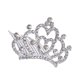 thumbnail image 5 of Corona de pelo de moda para niñas, tiara de cristal brillante, tocado para niñas, accesorio para el pelo de fiesta (blanco), 5 of 5