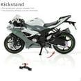 thumbnail image 6 of CHUNYAN 1:12 Motorcycle Model Toy for Kawasaki Ninja ZX-6R Metal Die-cast with Plastic Motorcycle Model No Assembly Required Mini Finished Moto Gift for Adult(Green), 6 of 6