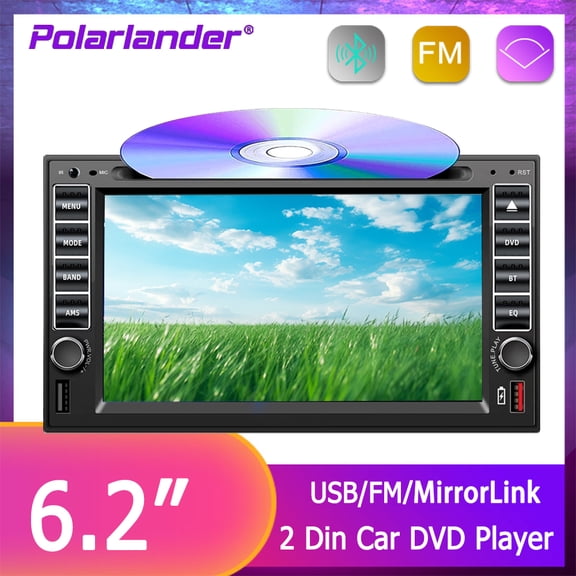 2 Din Radio Car Multimedia Player 6.5" Bluetooth Car Radio USB/SD/AUX Autoradio Remote control Touch Screen Stereo DVD player
