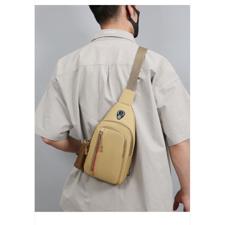 Sling Bag Chest Shoulder Backpack Crossbody Casual Daypack for Men Women Amazon.com : AMJ Sling Bag for Men, Upgraded Type-C Charging  main image 2