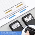 thumbnail image 4 of Desk Stapler, 2 Pack with 2000 Staples and Staple Remover, 25 Sheet Capacity, Non-Slip Base Black for Office, Home, 4 of 7