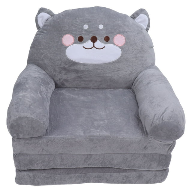 Sofá para niños BuyWeek gris de dibujos animados