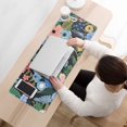 thumbnail image 3 of Long Mouse Pads for Desk,Pioneer Flower Floral Print Pattern Desk Mats on Top Of Desks, Desk Mouse Pad Extra Large with 3mm Non-Slip Base and Stitched Edge for Gaming,Office,Work,Home 31.5"x11.8", 3 of 6