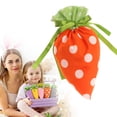 thumbnail image 2 of 6 Pcs Easter Carrot Shaped Treat Bags Easter Basket Stuffers Fabric Drawstring Candy Gift Goodie Bags for Egg Hunt Outdoor Party Supplies, 2 of 9