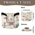 thumbnail image 2 of Haosy Orchid Flower and Butterfly Golf Mallet Putter Cover Strong Magnetic Leather Golf Club Headcover Closure, 2 of 7