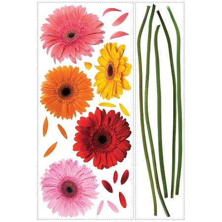 Gerber Daisies Giant Wall Decals