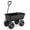 Black, variant on GARVEE 7 Cu.Ft 1200 lbs Poly Garden Cart Dump Wagon with 13" All-Terrain Wheels&180° Rotating Handle,Heavy-Duty Utility Trailer Dump Cart for Yards,Green