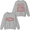 Gray, variant on Quinn XCII Merch LOOK! I'm Alive Crewneck Sweatshirt Men Women Long Sleeve