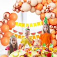 thumbnail image 3 of Orange Balloon Arch Garland Kit-Macaron Orange Balloon Latex Metallic Rose Gold Balloon 132Pcs for Baby Shower,ThanksgivingBirthday, 3 of 4