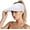 White, variant on Womens Sun Visor Hat Wide Brim Summer Sun Hats UPF 50 UV Protection Beach Hats Foldable Golf Visor for Women