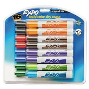Expo Original Bold Dry Erase Marker - Chisel Marker Point Style - Assorted Ink - 16 / Set (SAN83083)