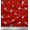 Lipstick Red, variant on Soimoi Cotton Duck Fabric Leaves & Azalia Floral Print Fabric by Yard 42 Inch Wide