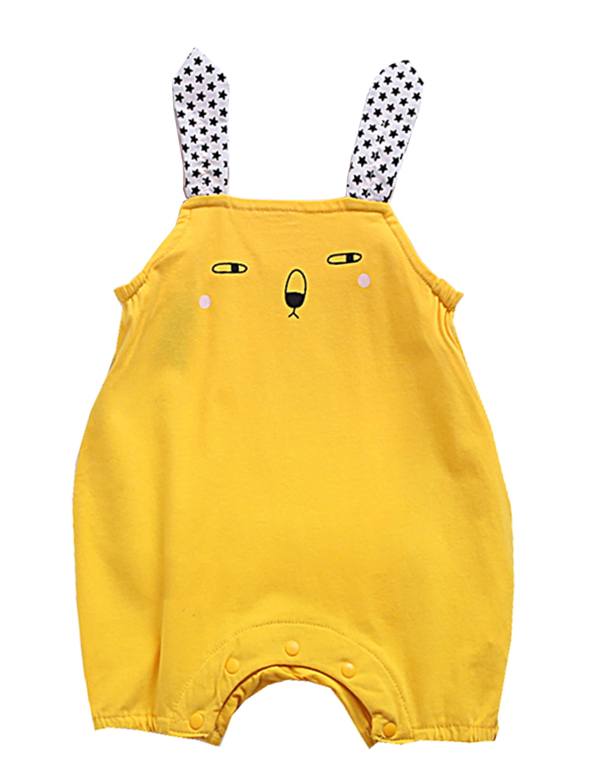 Newborn Onesie Summer Clothes Headband Outfit with Bowknot Kissybaby Baby Girl Lemon Romper