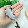 thumbnail image 5 of JingChun Clearance Under $2.00 Metal Musical Spoon with Wooden Handle Irish Folk Percussion Spoons Portable Music Spoon for Adults and Children Easy To Use, 5 of 9