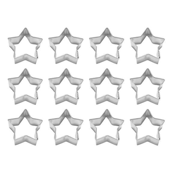 Star Dozen Cookie Cutters 2 inches/each O1021-W12 - The Cookie Cutter Shop - Tin Plate Steel