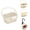 White, variant on Foldable Hanging Sink Drain Basket Stretchable Kitchen Colander with Flip Cover Space Saving Food Strainer, Multi-functional Faucet Storage Rack Draining for Fruits Vegetables Utensils