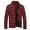 Red, variant on LoyisViDion Men Winter Warm Slim Fit Thick Bubble Coat Casual Jacket Outerwear Black L