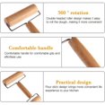 thumbnail image 5 of Pin Pizza Roller, Forma Pin Rodillo Rodillo Rodillo Con Eje De Metal De Madera De Haya Para Hornear, Pizza, Accesorios Para Hornear. Afortunado Sencillez, 5 of 5