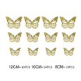 thumbnail image 2 of 3D Butterfly Wall Stickers, 48PCS Gold Butterfly Wall Decals Decorations Stickers Party Decoration for Home Nursery Classroom Kids Bedroom Decor, 2 of 5