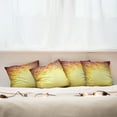 thumbnail image 3 of Ambesonne Fall Throw Pillow Cover 4 Pack, Retro Autumn View, 24", Orange Yellow, 3 of 6