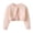 Pink, variant on Toddler Girls Clothes Long Sleeve Knit Cardigan Open Front Hollow out Button Cropped Cover up Tops Lightweight Fall Outfits 6M-9T