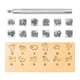 thumbnail image 2 of Kit de 12 punzones para hacer sillas de montar, herramienta para tallado y grabado en relieve de cuero. Zodiaco chino, 2 of 9