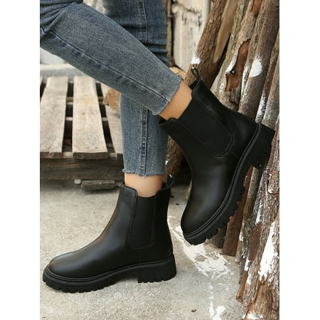 

Minimalist Slip-On Chelsea Boots Women‘s Footwear
