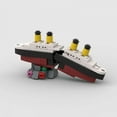 thumbnail image 7 of Mini RMS Titanic Sank Ship Model Break in Half MOC Building Blocks Bricks Boat Kit Construcrion Sets Gift Adult Children, 7 of 7