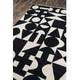 thumbnail image 2 of Novogratz TOPANTOP-3BLK2030 2 x 3 ft. Topan-3 Hand woven Rectangle Area Rug - Black, 2 of 2