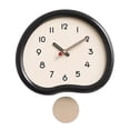 thumbnail image 1 of Non Drilling Living Room Wall Clock Swing Creative Clock Face Simple Clock, Suitable for Living Room, Study, Bedroom, Office, 1 of 5