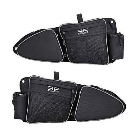 Side Door Bags, New Design, Premium Offroad Front Door Side Storage Bag Set w/Knee Pad, Fits 2014-2020 Polaris RZR XP Turbo Turbo S 1000 S900