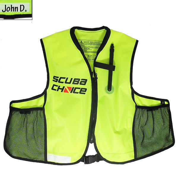 Scuba Choice Snorkeling Oral Inflatable Snorkel Jacket Vest with