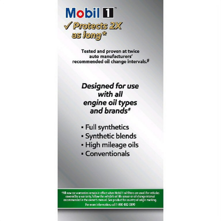 Mobil 1 Extended Performance Oil Filter M1C-651A Mobil 1 Extended Performance Oil Filter M1C-651A