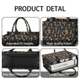 thumbnail image 4 of Large Capacity Tote Bag,Halloween Skeletons and Pumpkins Handbag Fashion Luxury Tote Bag,15.7"x13"x 5.1" Inches,Laptop Compatible, 4 of 6